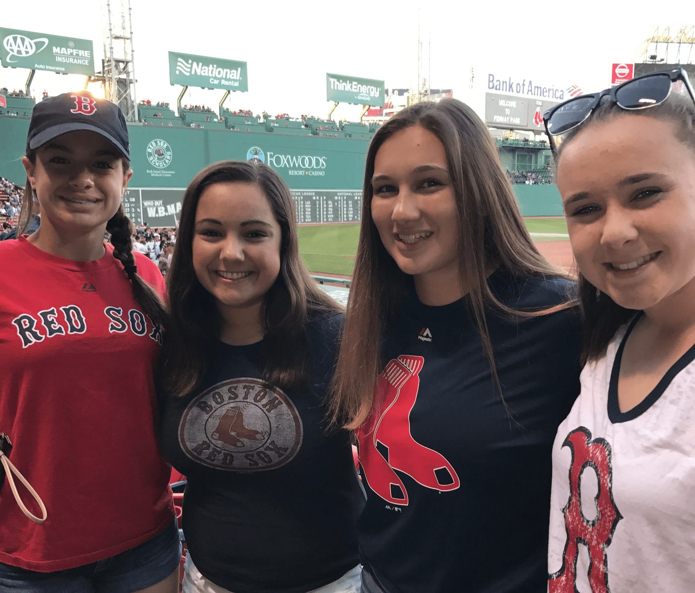 Field of Dreams guests at Fenway Park
