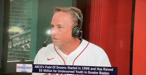 On the NESN broadcast of Field of Dreams